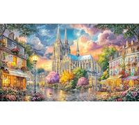 Cologne-Cathedral Puzzle Familiar 1000 Piezas Educativo Papel Reciclado Desafiante para Adultos Regalo para Hombres 70x50/1000pcs
