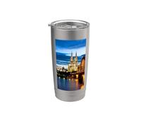Cologne City Catedral de Colonia Ciudad de Colonia Skyline Colonia Vaso térmico de acero inoxidable de doble pared