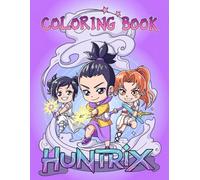Coloʀing Book: JUMBO Drawing Pages 8-12 Of Characters for Kids Ages 4-8 and Mystery Hun Trix Iconic Scenes