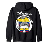 Colombia, Bandera Colombiana, Colombia Chica, Colombian Women Sudadera con Capucha