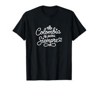 Colombia es para Siempre - Colombian Patriotic Heart Line Art Camiseta