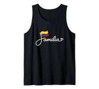 Colombia Familia - Bandera Colombiana Patrimonio Familia Palabra Arte Camiseta sin Mangas