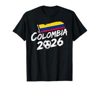 Colombia Fútbol Jugador de Fútbol Fan Bandera Colombiana Camiseta