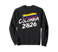 Colombia Fútbol Jugador de Fútbol Fan Bandera Colombiana Sudadera