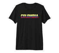 Colombia | Orgullo Colombiano en Colores Patrios 3D Camiseta Premium