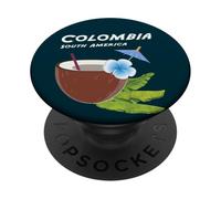 Colombia Sudamérica Coco Vacaciones Medellín Cali Recuerdo PopSockets PopGrip Adhesivo