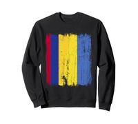 Colombia Ucrania Media Bandera Patrimonio ucraniano Colombiano Sudadera