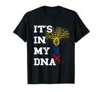 Colombian Roots It's In My DNA Tree Bandera Colombiana Colombia Camiseta