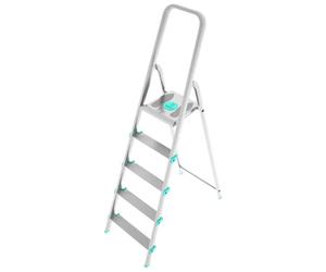 Colombo Escala Libélula Aluminio Ligera Con Escalera Y Pies Anti Deslizante