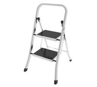 Colombo Taburete 2 Escalones Aluminio Con Reposapiés Y Pies Antideslizante