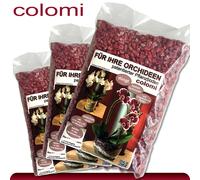 Colomi 3 X 1 L Sustrato Patentado Para Orquídeas | 4-8 Mm | Rojo
