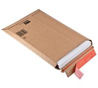 COLOMPAC Bolsas Paquete 20 ud 235x340x35 Carton extra A4+ Tira siliconada Apertura superior CP01004