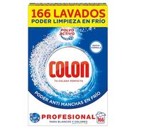 Colon Activo Profesional Polvo Detergente para la lavadora, 166 lavados