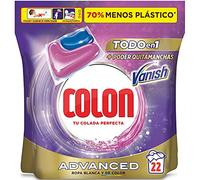 Colon Detergente Capsulas, Azul, 22 Unidad (Paquete de 1), El embalaje puede variar
