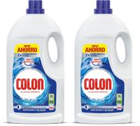 Colon Gel Activo Detergente líquido para lavadora, 100 Dosis : 5 meses y medio de Limpieza y Frescor (Paquete de 2)