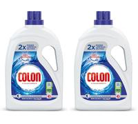 Colon Gel Activo - Detergente para lavadora líquido, fórmula higiene, adecuado para ropa blanca y de color, formato gel - 45 dosis (Paquete de 2)