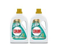 Colon Higiene - Detergente para Lavadora con Activos Higiénicos y Elimina Olores, Adecuado para Ropa Blanca y de Color, Formato Gel, 2 x 40 Dosis