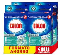 Colon Limpialavadoras Higiene - Limpia la lavadora y elimina malos olores, x4 Higiene
