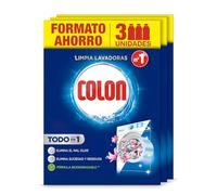 Colon Limpialavadoras - Limpia la lavadora y elimina malos olores, Megapack de 3 usos, 250 ml Paquete de 3, 3 Unidades