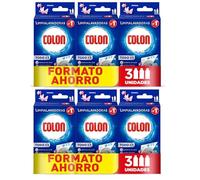 Colon Limpialavadoras - Limpiador lavadora y antiolor - megapack de 6 usos, 6 Unidades
