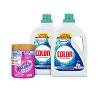 Colon Nenuco Detergente para la lavadora Gel 68 lavados + Vanish Oxi Action Advance Quitamanchas Pink Ropa Color o White Ropa Blanca