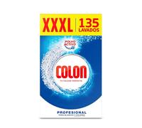 Colon Polvo Activo - Detergente para lavadora, adecuado para ropa blanca y de color, formato polvo - 135 dosis, 7.037 kg