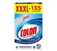 Colon Polvo Activo - Detergente para lavadora, adecuado para ropa blanca y de color, formato polvo - 135 dosis