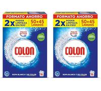 Colon Polvo Detergente para la ropa, 95 dosis, 4.75 kg (Paquete de 2)