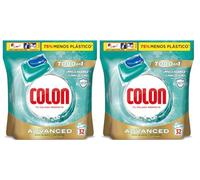 Colon Total Power Gel Caps - Detergente para Lavadora Colon Higiene Advanced formato cápsulas - 64 unidades (2x 32 unidades)