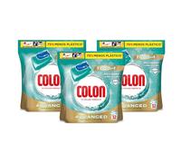 Colon Total Power Gel Caps - Detergente para Lavadora Colon Higiene Advanced formato cápsulas - 96 unidades (3x 32 unidades)