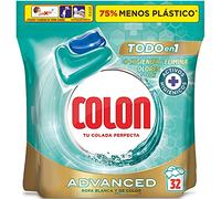 Colon Total Power Gel Caps Higiene - Detergente para Lavadora con activos higiénicos, Formato Cápsulas - 32 unidades, El paquete puede variar