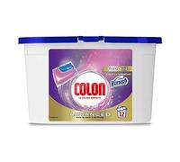 Colon Vanish Advanced Detergente para la ropa con quitamanchas, adecuado para ropa blanca y de color, Formato cápsulas - 12 Unidad (Paquete de 1)