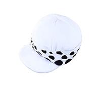 Colonghsou Trafalgar Law - Disfraz de cosplay de anime, capa de cirujano, uniforme de cirujano, disfraces de Halloween para hombres, Sombrero, talla única