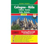 Colonia, plano callejero de bolsillo plastificado. City Pocket. Escala 1:10.000. Freytag & Berndt.: Stadskaart 1:10 000: PL 127 CP
