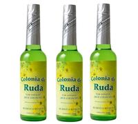Colonia de Ruda 221 ml - Agua de Colonia - Murray & Lanman - Aroma Tradicional Fresco y Herbal - Hecho en Perú - Pack Laborawi (3 x 221ml)
