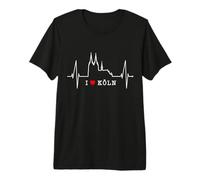 Colonia Latido del Corazón Catedral Carnaval I Love Köln Camiseta Premium