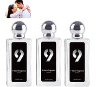 Colonia - Perfume para hombre, 9 fragancias para hombre, perfume portátil de larga duración y spray adecuado para varias ocasiones (3 unidades)