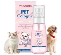 Colonia Perro,Colonia para Perros,Fragancia de Talco para Bebé,Colonia Perros Duradera,Neutraliza los Malos Olores,Fórmula No Pegajosa,Spray Perfume para Perros y Gatos, 100ml