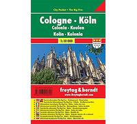 Colonia, plano callejero de bolsillo plastificado. City Pocket. Escala 1:10.000. Freytag & Berndt.: Stadskaart 1:10 000: PL 127 CP