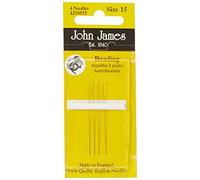 Colonial Needle John James - Agujas de Mano para Abalorios, Multicolor, 4,06 x 4,54 x 10,38 cm