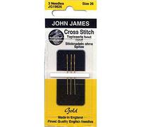Colonial Needle John James Gold - Agujas de mano para tapicería, tamaño 26 3/PKG