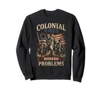 Colonial Vibes Modern Problems Grafica Vintage Sudadera