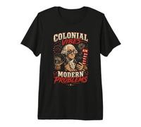 Colonial Vibes Problemas Modernos Camiseta Retro Camiseta Premium