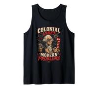 Colonial Vibes Problemas Modernos Camiseta Retro Camiseta sin Mangas
