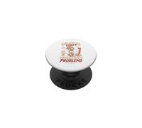 Colonial Vibes Problemas Modernos Camiseta Retro PopSockets PopGrip Adhesivo