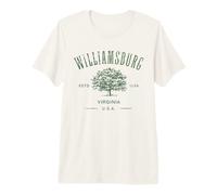 Colonial Williamsburg Virginia Vintage Estilo Envejecido Camiseta Premium