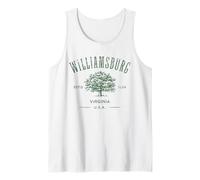 Colonial Williamsburg Virginia Vintage Estilo Envejecido Camiseta sin Mangas