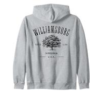 Colonial Williamsburg Virginia Vintage Estilo Envejecido Sudadera con Capucha
