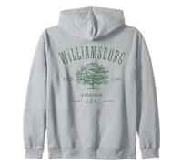 Colonial Williamsburg Virginia Vintage Estilo Envejecido Sudadera con Capucha