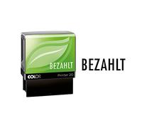 Colop 132067 Printer 20 Green Line - Sello con texto "Bezahlt"